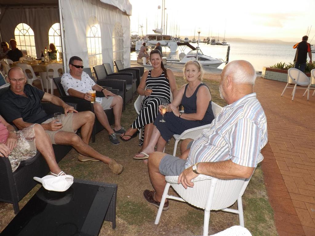 Sunset pre dinner - Catalina Yachts Lake Macquarie Rendezvous 2017 photo copyright Rod Mackay taken at  and featuring the  class