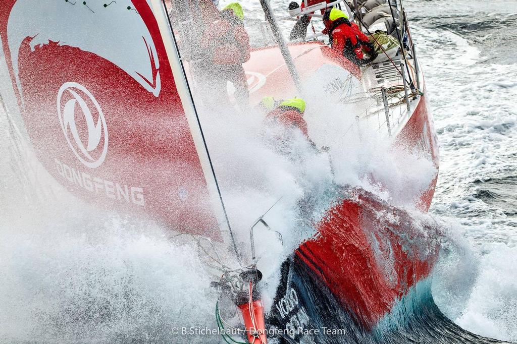  - Dongfeng Race Team - off Brittany coast, March 2017 photo copyright Benoit Stichelbaut / Dongfeng Race Team taken at  and featuring the  class