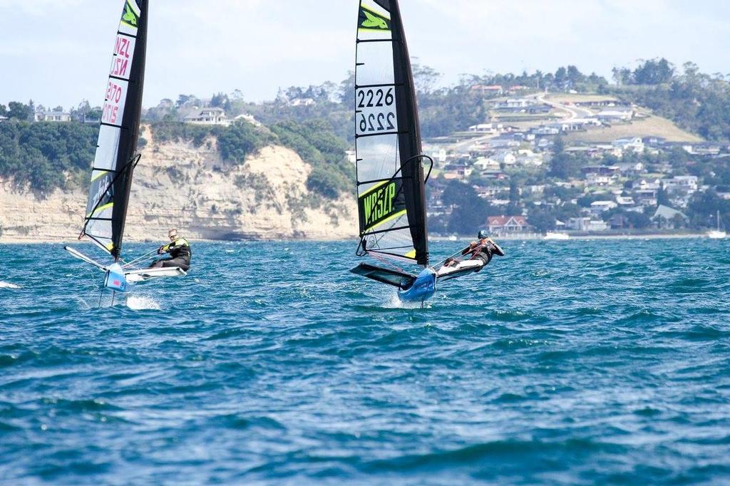  - WASZP NZ Nationals, Manly Sailing Club, March 2017 © John Adair