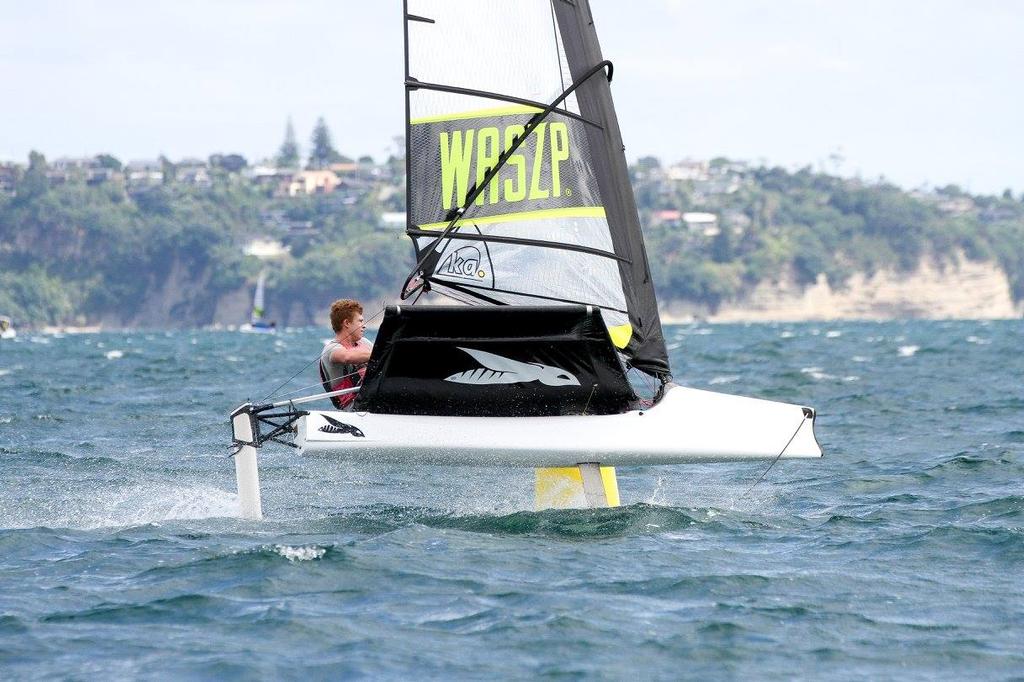  - WASZP NZ Nationals, Manly Sailing Club, March 2017 © John Adair