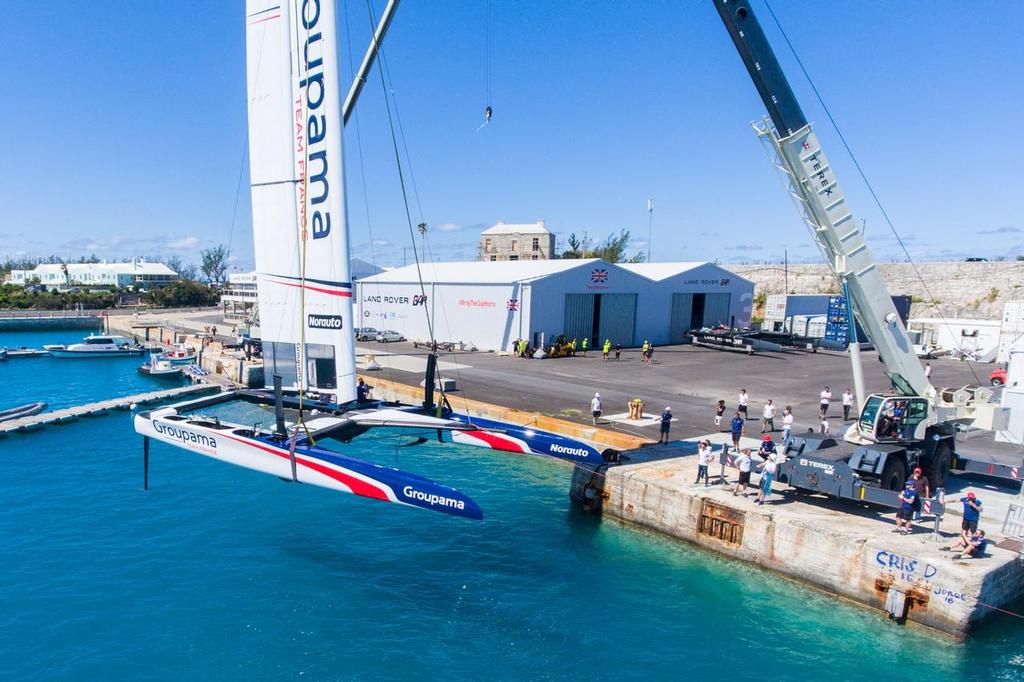  - Groupama Team France AC50 launch - Royal Dockyard, Bermuda, March 13, 2017 © Groupama Team France