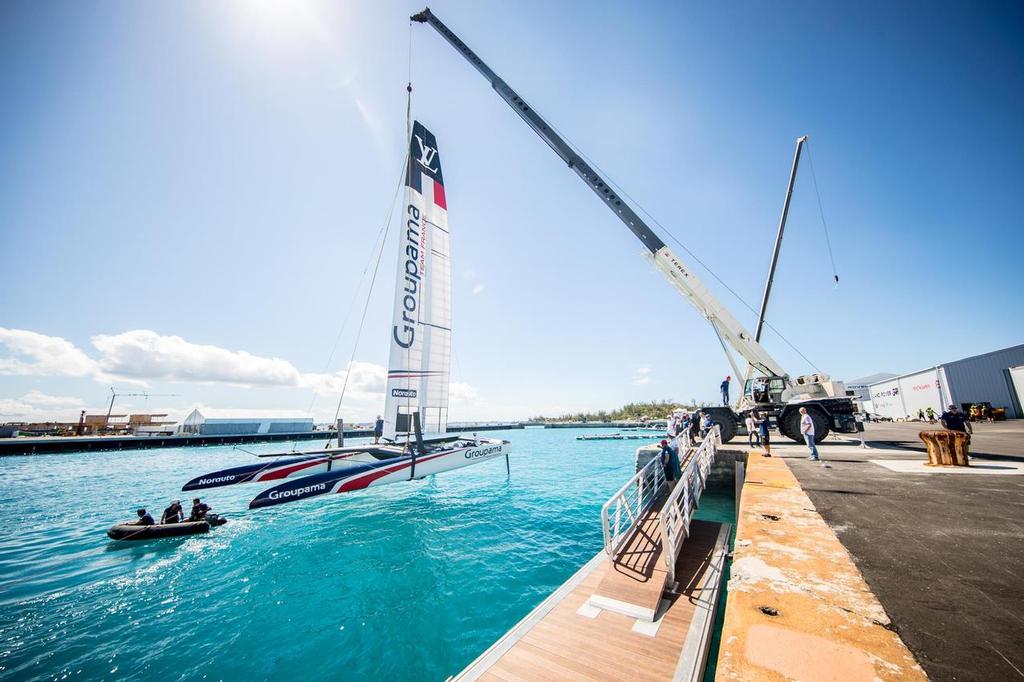  - Groupama Team France AC50 launch - Royal Dockyard, Bermuda, March 13, 2017 © Groupama Team France