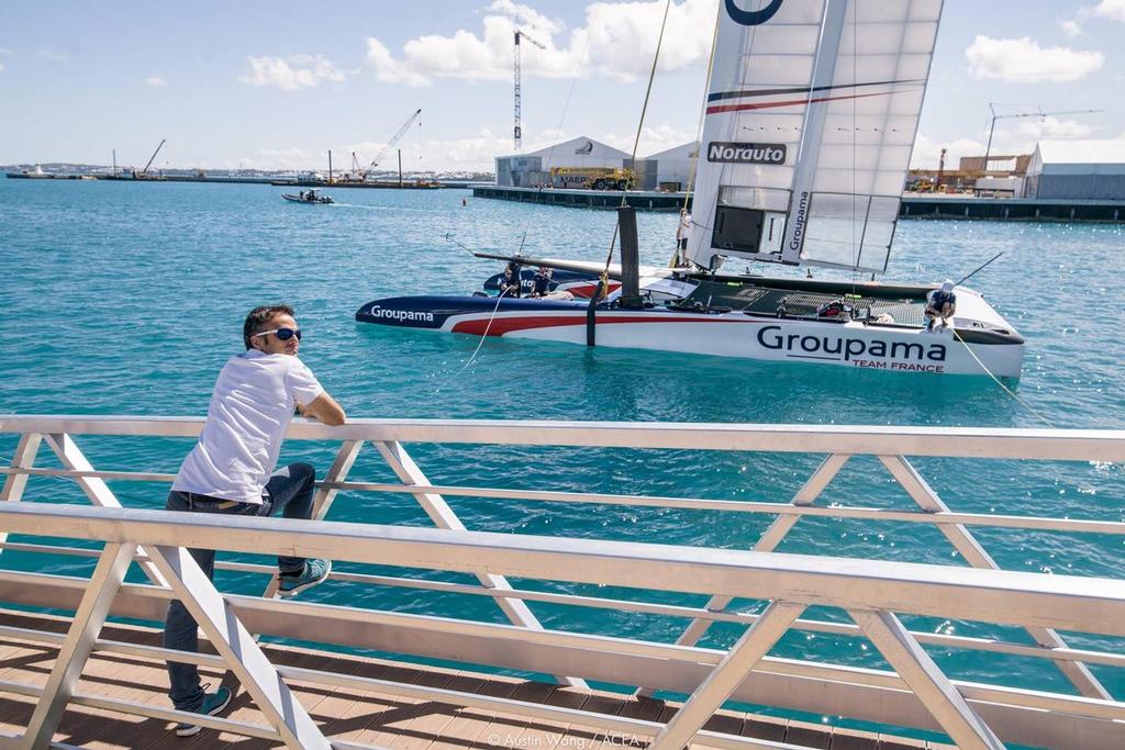  - Groupama Team France AC50 launch - Royal Dockyard, Bermuda, March 13, 2017 © Austin Wong | ACEA