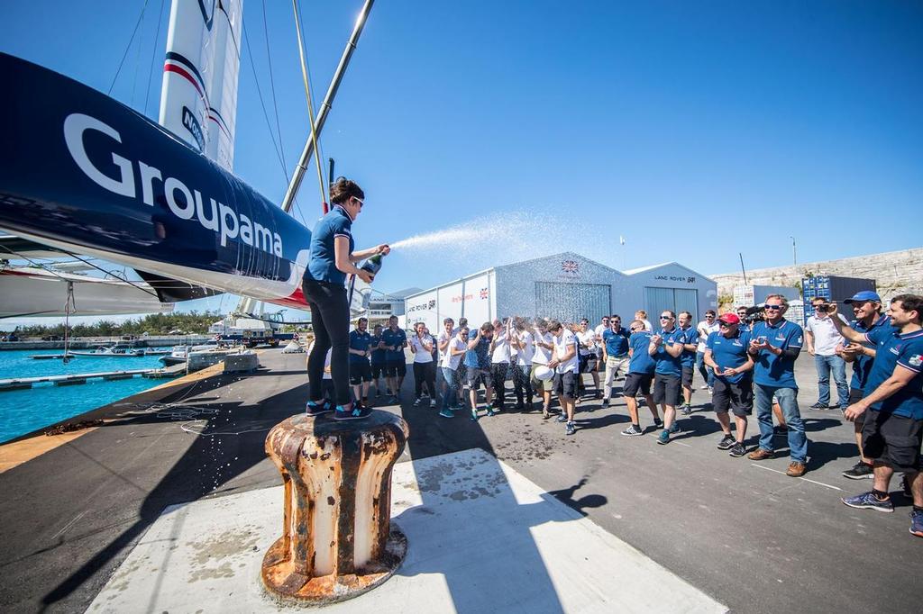  - Groupama Team France AC50 launch - Royal Dockyard, Bermuda, March 13, 2017 © Groupama Team France