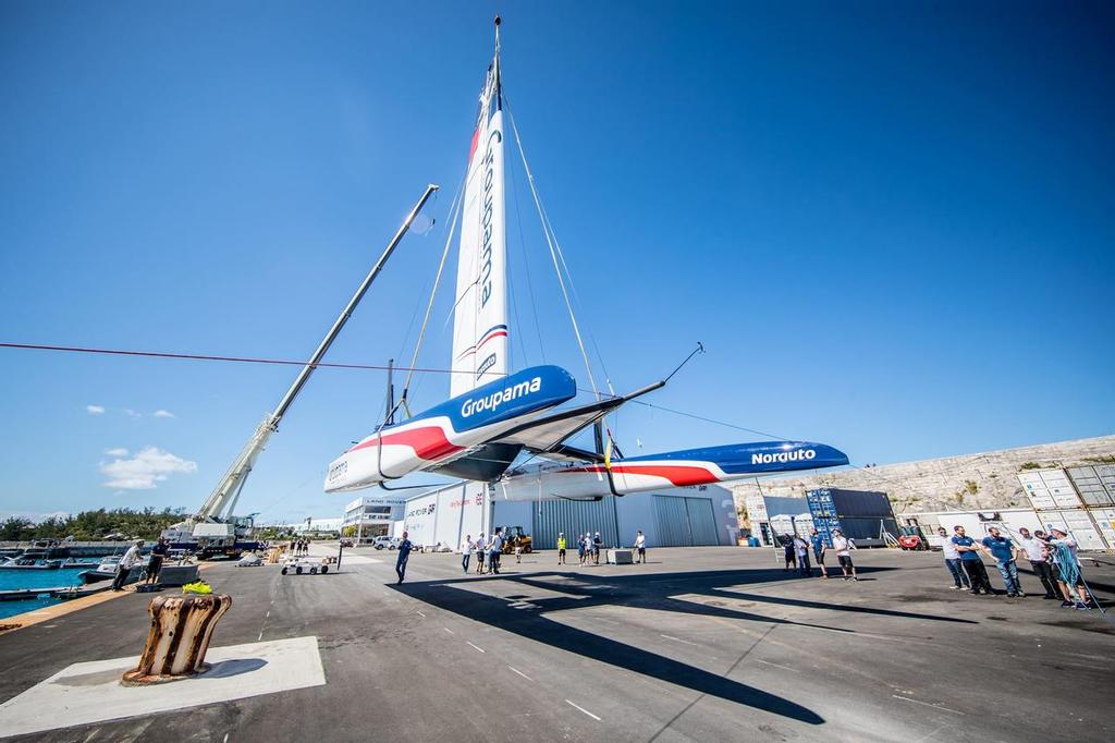  - Groupama Team France AC50 launch - Royal Dockyard, Bermuda, March 13, 2017 © Groupama Team France