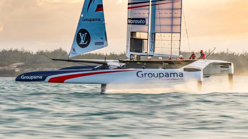  - Groupama Team France AC50 first sail in Bermuda ©  Eloi Stichelbaut