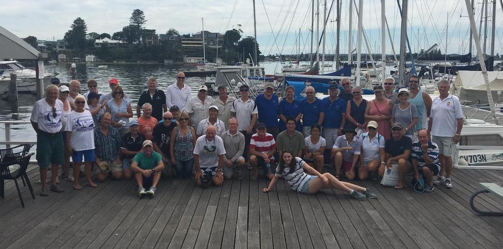 Group Shot - Catalina Yachts Lake Macquarie Rendezvous 2017 photo copyright Rod Mackay taken at  and featuring the  class