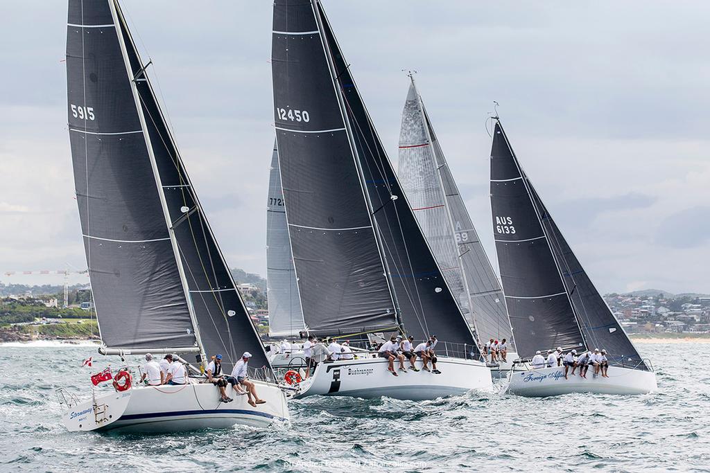 Heading uphill off Manly. 2017 Australian Yachting Championship - Day 3 © Andrea Francolini