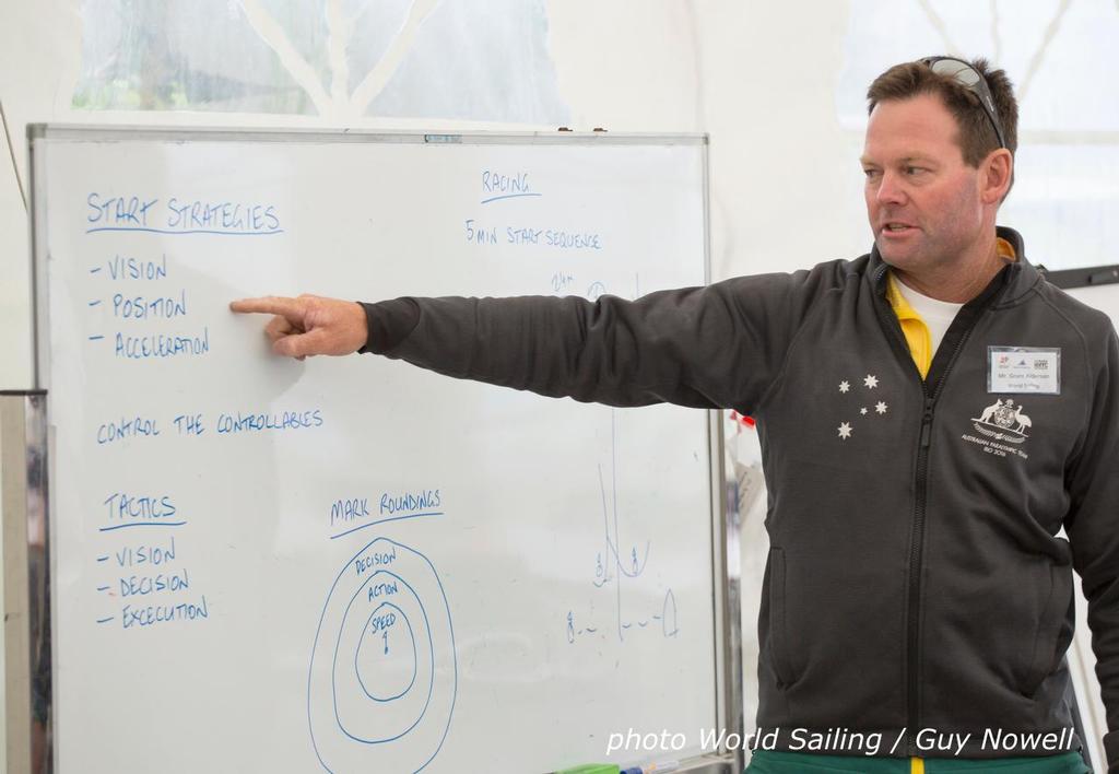 World Sailing Paralympic Development Programme, Hong Kong. Grant Alderson, Para World Sailing Coach. © Guy Nowell / World Sailing