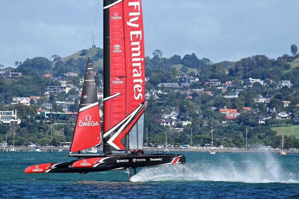  - Emirates Team NZ - Waitemata Harbour - March 22, 2017. 