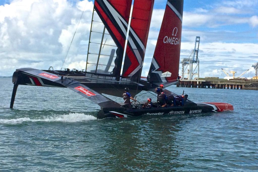  - Emirates Team NZ Last Sail March 28, 2017 © Richard Gladwell www.photosport.co.nz