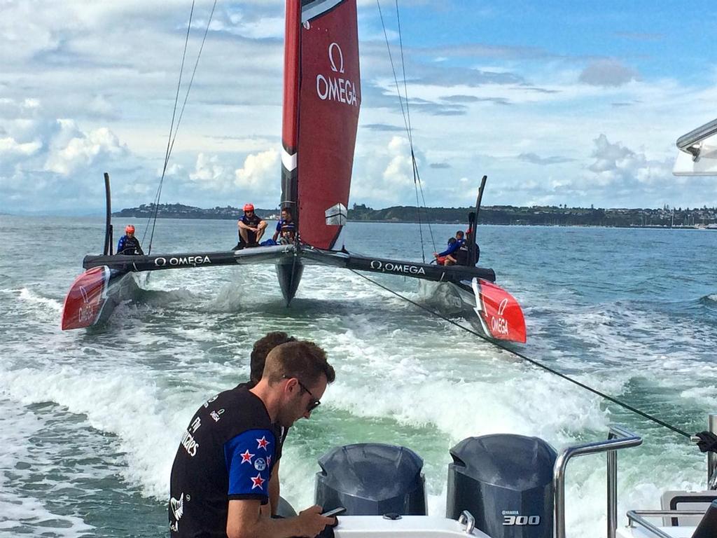  - Emirates Team NZ Last Sail March 28, 2017 © Richard Gladwell www.photosport.co.nz