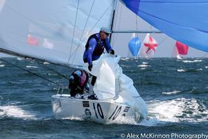 The Fifteen + crew of David Clark, Andrew Smith and Ian Johnson finished the Victorian Etchells Championships in third photo copyright  Alex McKinnon Photography http://www.alexmckinnonphotography.com taken at  and featuring the  class