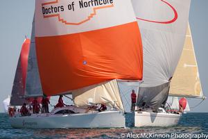 Hhhmmm. On Port with the foot tight around the forestay - perhaps use an Ace off the prodder? - Club Marine Series photo copyright  Alex McKinnon Photography http://www.alexmckinnonphotography.com taken at  and featuring the  class
