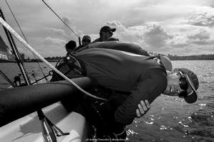 Onboard Beau Geste TP52 training - Australian Yachting Championship photo copyright Andrea Francolini taken at  and featuring the  class