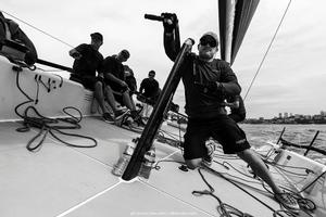Onboard Beau Geste TP52 training - Australian Yachting Championship photo copyright Andrea Francolini taken at  and featuring the  class