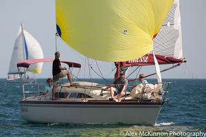 Very close racing for the lead in Blue Division - Finesse here who share the overall lead with Xenia. Republican remains just one point astern of them. - Club Marine Series photo copyright  Alex McKinnon Photography http://www.alexmckinnonphotography.com taken at  and featuring the  class