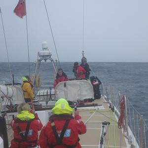 chorCoal team extraction by the Search and Rescue Helicopter.  - Clipper Round the World photo copyright Clipper Round The World Yacht Race http://www.clipperroundtheworld.com taken at  and featuring the  class