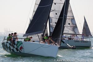 Locally built AC333, Martini Racing, just about at the top mark, getting the kite ready for the hoist. - Club Marine Series photo copyright  Alex McKinnon Photography http://www.alexmckinnonphotography.com taken at  and featuring the  class