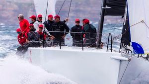 Paul Cayard at the helm of Team Beau Geste - Sydney Harbour Regatta photo copyright  Andrea Francolini / MHYC http://www.afrancolini.com/ taken at  and featuring the  class