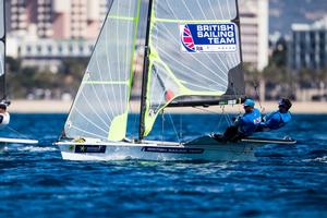 49er James Peters and Fynn Sterritt (GBR) - Trofeo SAR Princesa Sofía IBEROSTAR photo copyright Pedro Martinez / Sailing Energy / Sofia taken at  and featuring the  class