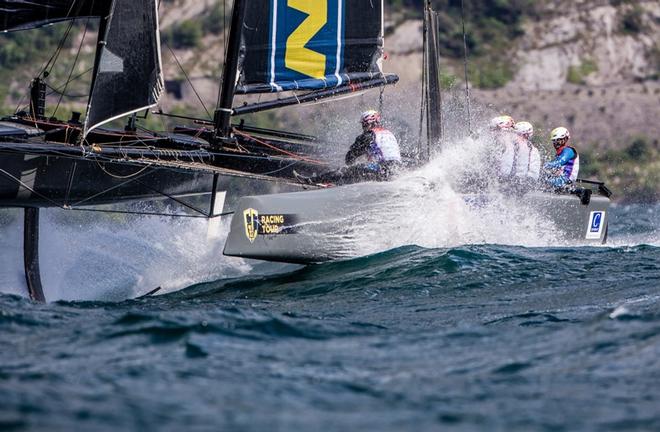 Wet ride on Team BDA's GC32 – GC32 Racing Tour © Jesus Renedo / GC32 Racing Tour