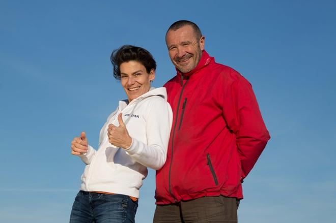 Lalou with Karine Fauconnier - Grand Prix Guyader ©  Delphine Trentacosta / Team Arkema Lalou Multi