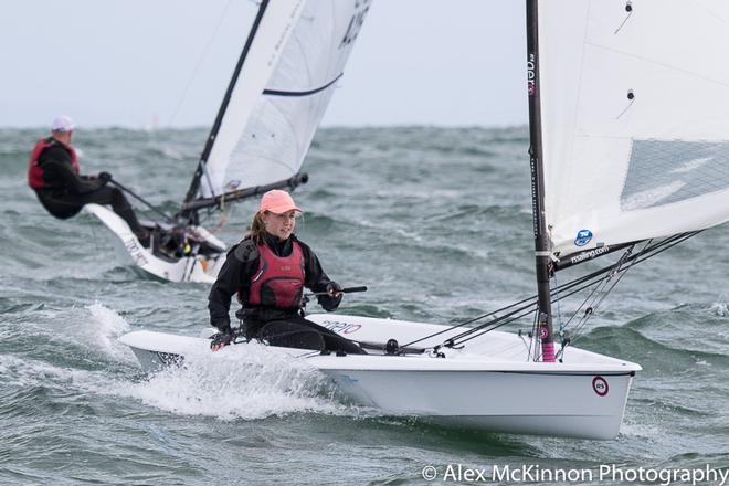 Philippa Danks from BYS on Aero Dynamic Another junior, and is two pionts behind Jacqui Hokum. Making her way to the finish in the second race - RS Aero Australian Championship ©  Alex McKinnon Photography http://www.alexmckinnonphotography.com