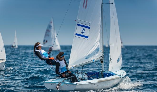 Day 3 – Noya Bar-Am/Nina Amir (ISR-11) - 470 European Championship © Y.C.M. / Mesi