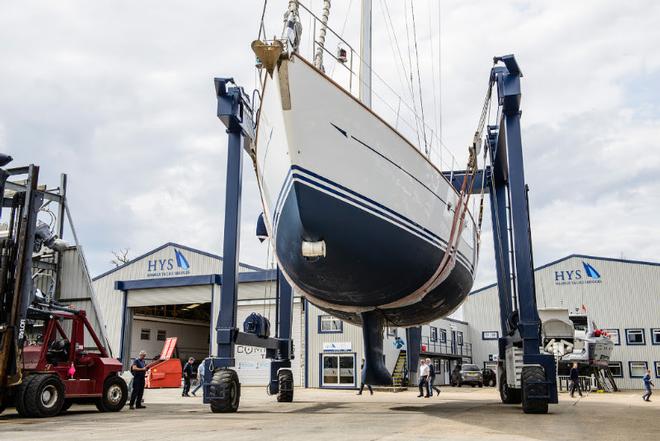 HYS is a hive of activity, as racing and pleasure boat owners prepare their yachts for the season ahead. ©  Louay Habib