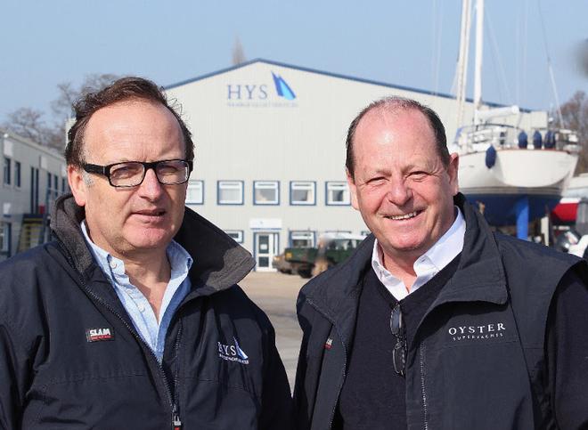 HYS Director, Bertie Bicket & Oyster Group Chief Executive, David Tydeman. ©  Louay Habib