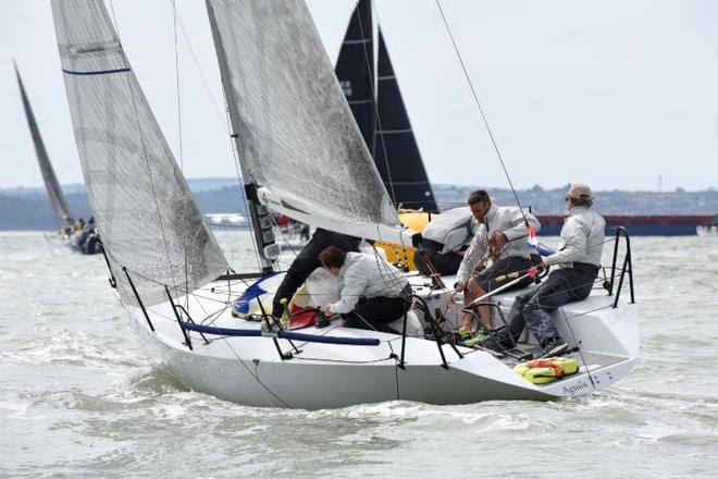 Leading IRC three and top Quarter Tonner, Sam Laidlaw's Aguila © Rick Tomlinson / RORC