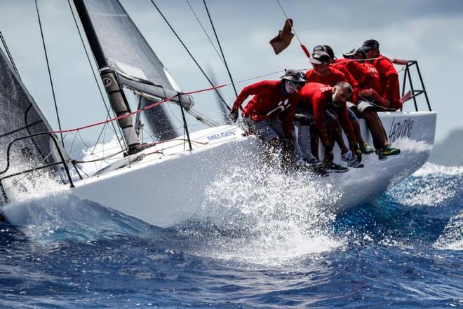 Sergio Sagramoso's Puerto Rican Melges 32, Lazy Dog - Antigua Sailing Week 2017 © Paul Wyeth / www.pwpictures.com http://www.pwpictures.com