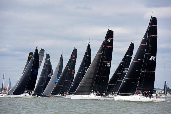 Start of IRC One in the RORC Easter Challenge on the Solent © Rick Tomlinson / RORC
