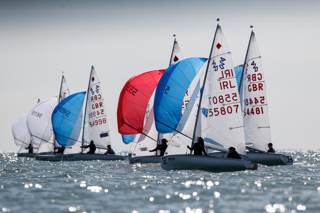420 fleet - 2017 RYA Youth National Championships ©  Paul Wyeth / RYA http://www.rya.org.uk