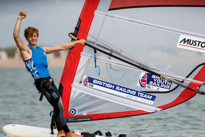 RS:X Andy Brown - 2017 RYA Youth National Championships ©  Paul Wyeth / RYA http://www.rya.org.uk