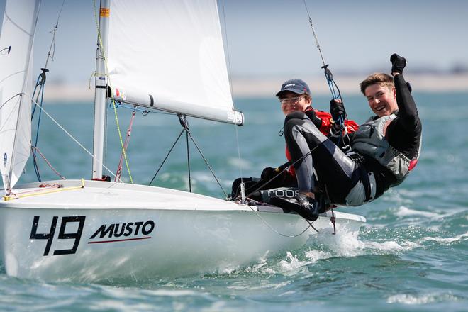 420 Alex Smallwood and Ross Thompson - 2017 RYA Youth National Championships ©  Paul Wyeth / RYA http://www.rya.org.uk