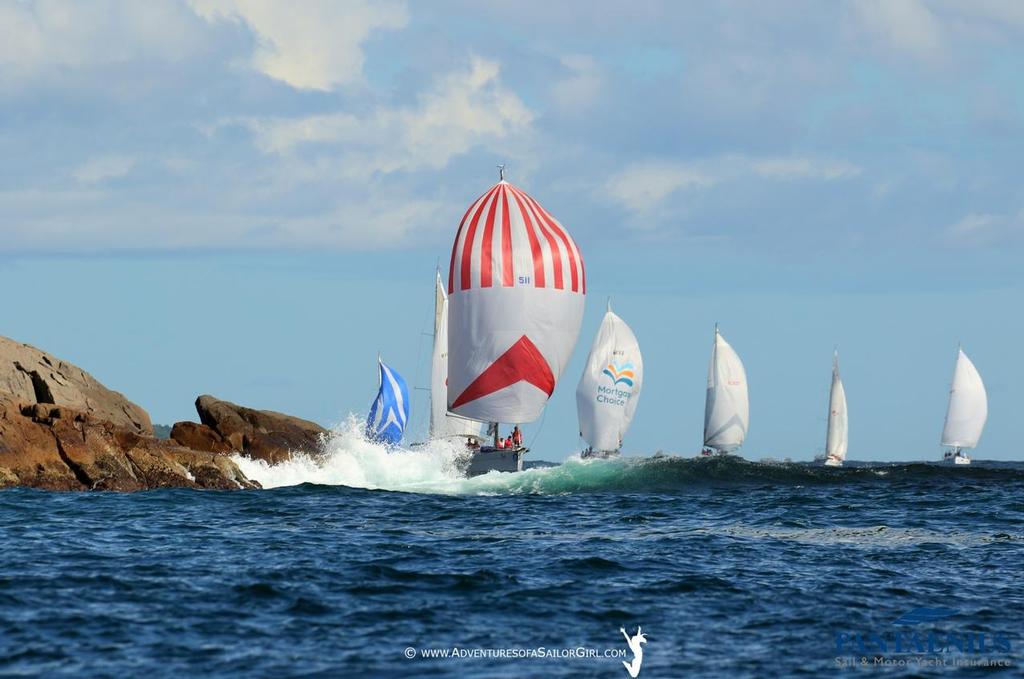 Glorious conditions and scenery with the passage race - Sail Port Stephens photo copyright Nic Douglass / www.AdventuresofaSailorGirl.com taken at  and featuring the  class