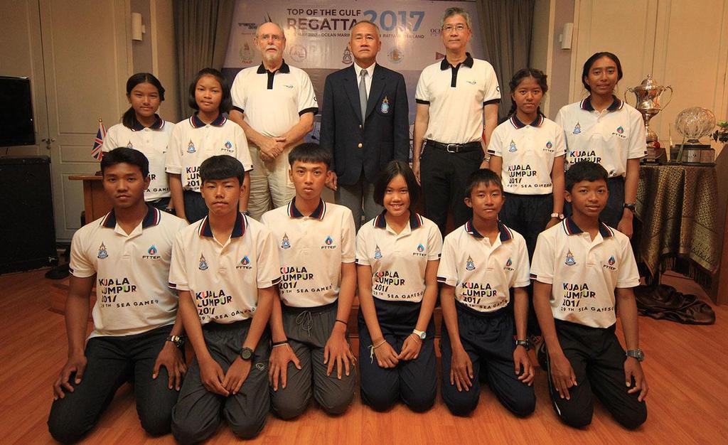 Organisers of the Top of the Gulf Regatta together with the Thailand National SEA Games 2017 Sailing Team. - Top of the Gulf Regatta photo copyright Guy Nowell taken at  and featuring the  class