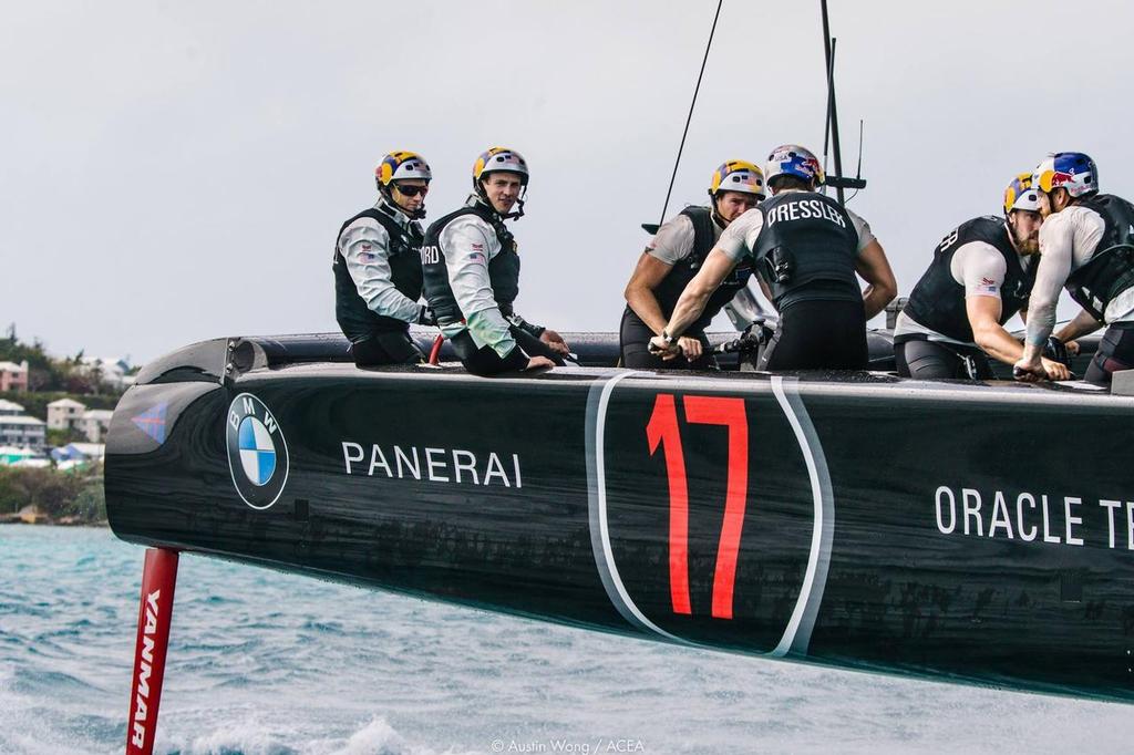 Oracle Team USA  - Practice Session 3, Day 2 - April 11, 2017 photo copyright Austin Wong | ACEA taken at  and featuring the  class