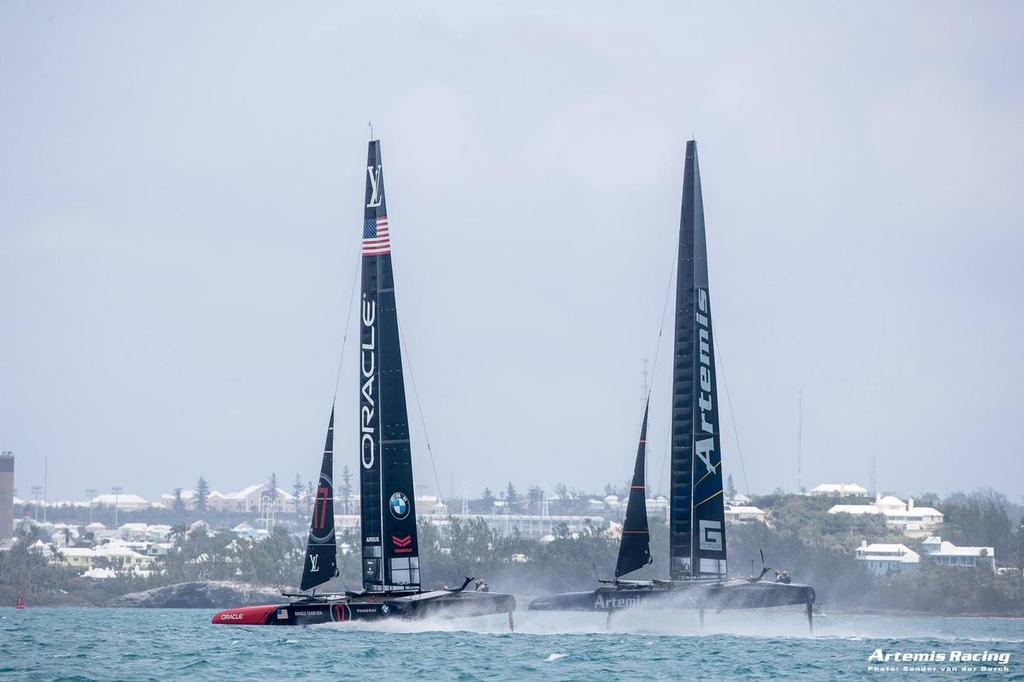 Artemis Racing - Practice sessions in Bermuda, April 2017 photo copyright Sander van der Borch / Artemis Racing http://www.sandervanderborch.com taken at  and featuring the  class