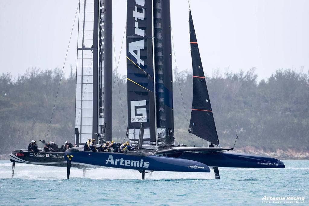 Artemis Racing - Practice sessions in Bermuda, April 2017 photo copyright Sander van der Borch / Artemis Racing http://www.sandervanderborch.com taken at  and featuring the  class