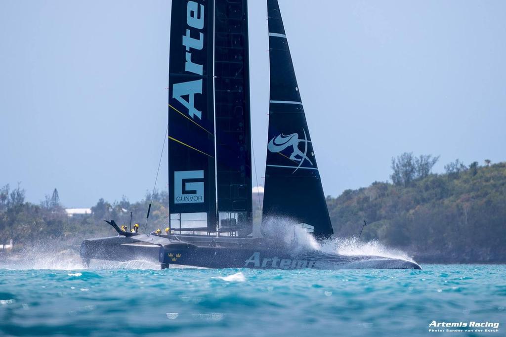 Artemis Racing - Practice sessions in Bermuda, April 2017 photo copyright Sander van der Borch / Artemis Racing http://www.sandervanderborch.com taken at  and featuring the  class