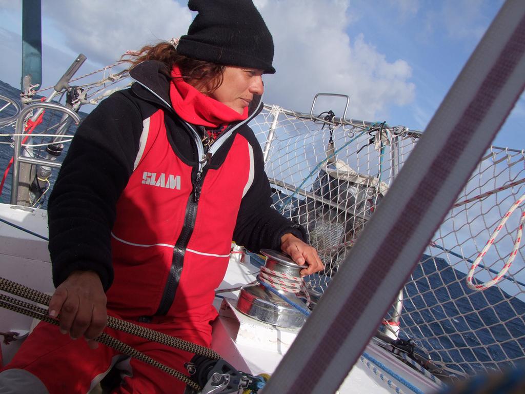 New entrant Izabel Pimentel from Brazil - second female entrant. © Golden Globe Race