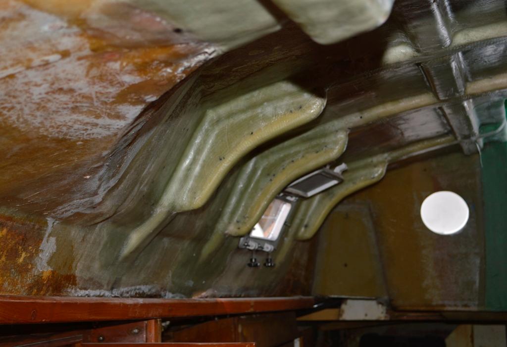 The hull and deck has been reinforced to strengthen the structure to withstand being knocked down in the Southern Ocean. © Golden Globe Race
