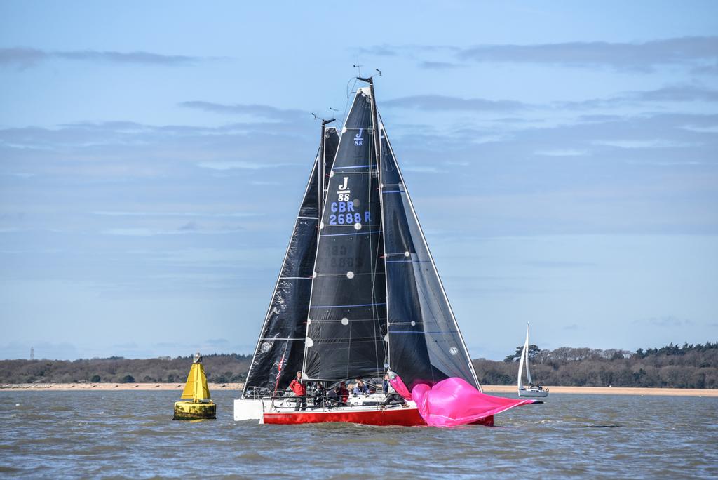J/88 Jenga - Helly Hansen Warsash Spring Series photo copyright Andrew Adams taken at  and featuring the  class