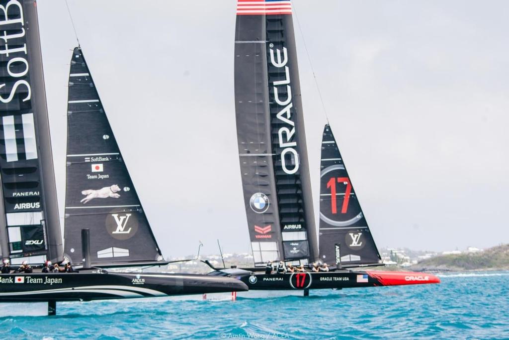 Oracle Team USA and Softbank Team Japan - Practice Session 3, - April 10-12, 2017 © Austin Wong | ACEA