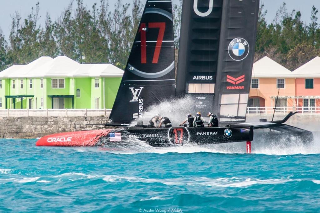 Oracle Team USA - Practice Session 3, - April 10-12, 2017 photo copyright Austin Wong | ACEA taken at  and featuring the  class