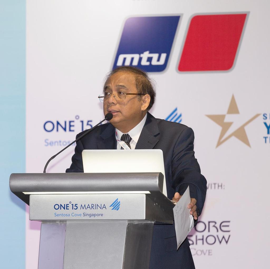 Prof Dr Indroyono Soesilo, Hon Adviser to the Indonesian Minister of Tourism. Asia Pacific Yachting Conference 2017. © Guy Nowell http://www.guynowell.com