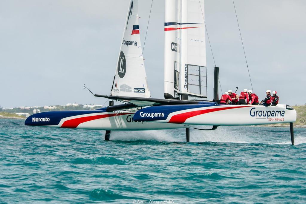 06/04/2017 - Hamilton (BMU) - 35th America's Cup Bermuda 2017 - America's Cup Class (ACC) boats practice racing © Austin Wong | ACEA